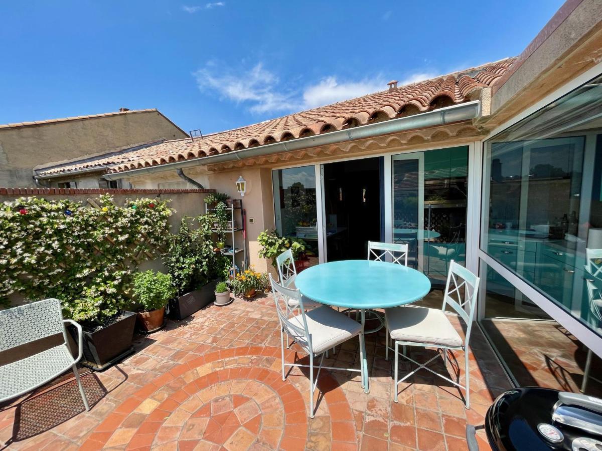 L'Atypique - T3 Grande Terrasse, Bbq Vue Et Cheminee Apartamento Avinhão Exterior foto