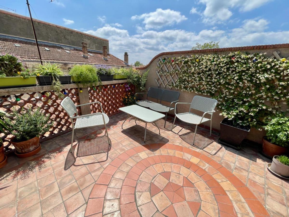 L'Atypique - T3 Grande Terrasse, Bbq Vue Et Cheminee Apartamento Avinhão Exterior foto